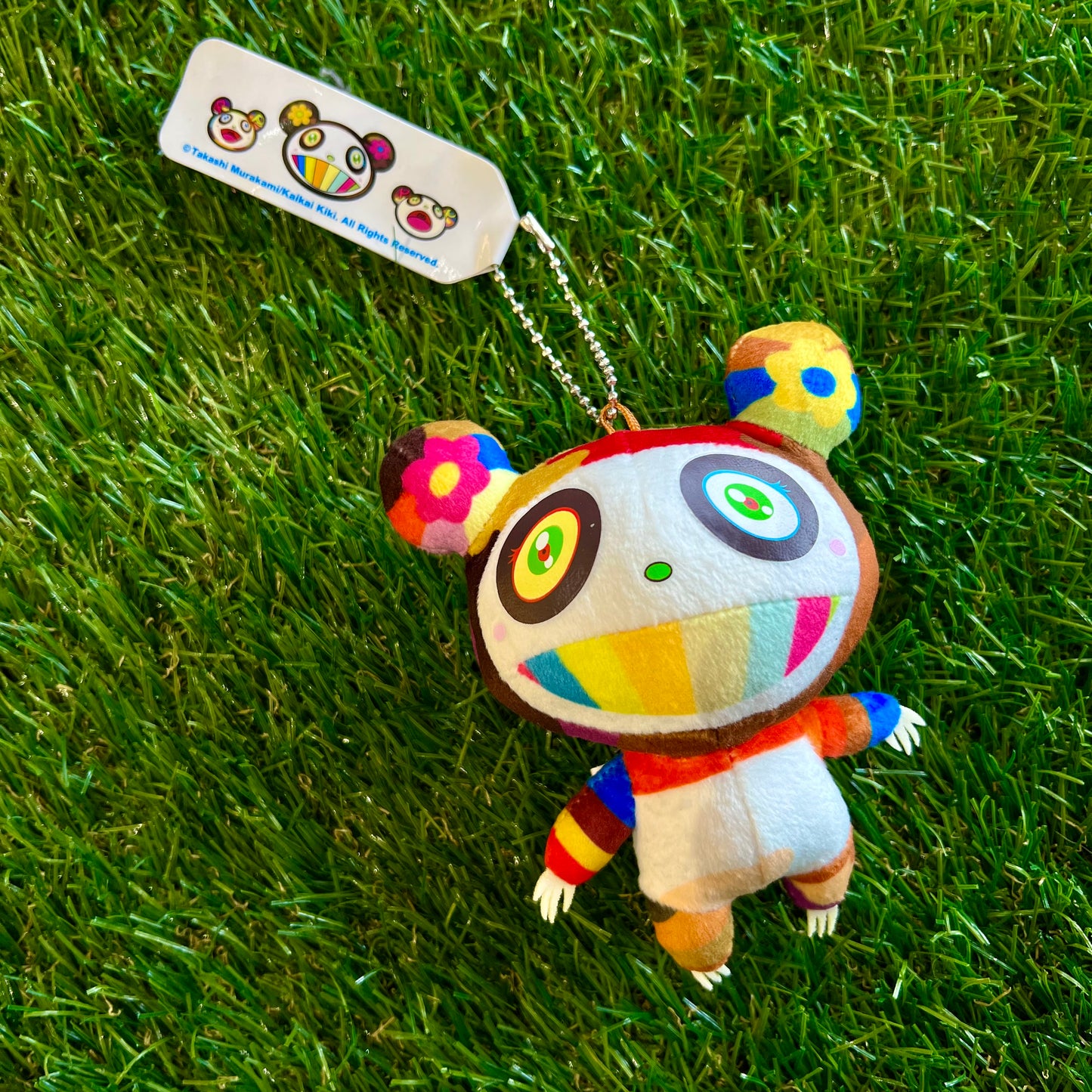 Takashi Murakami Mini Panda Plush Keychain