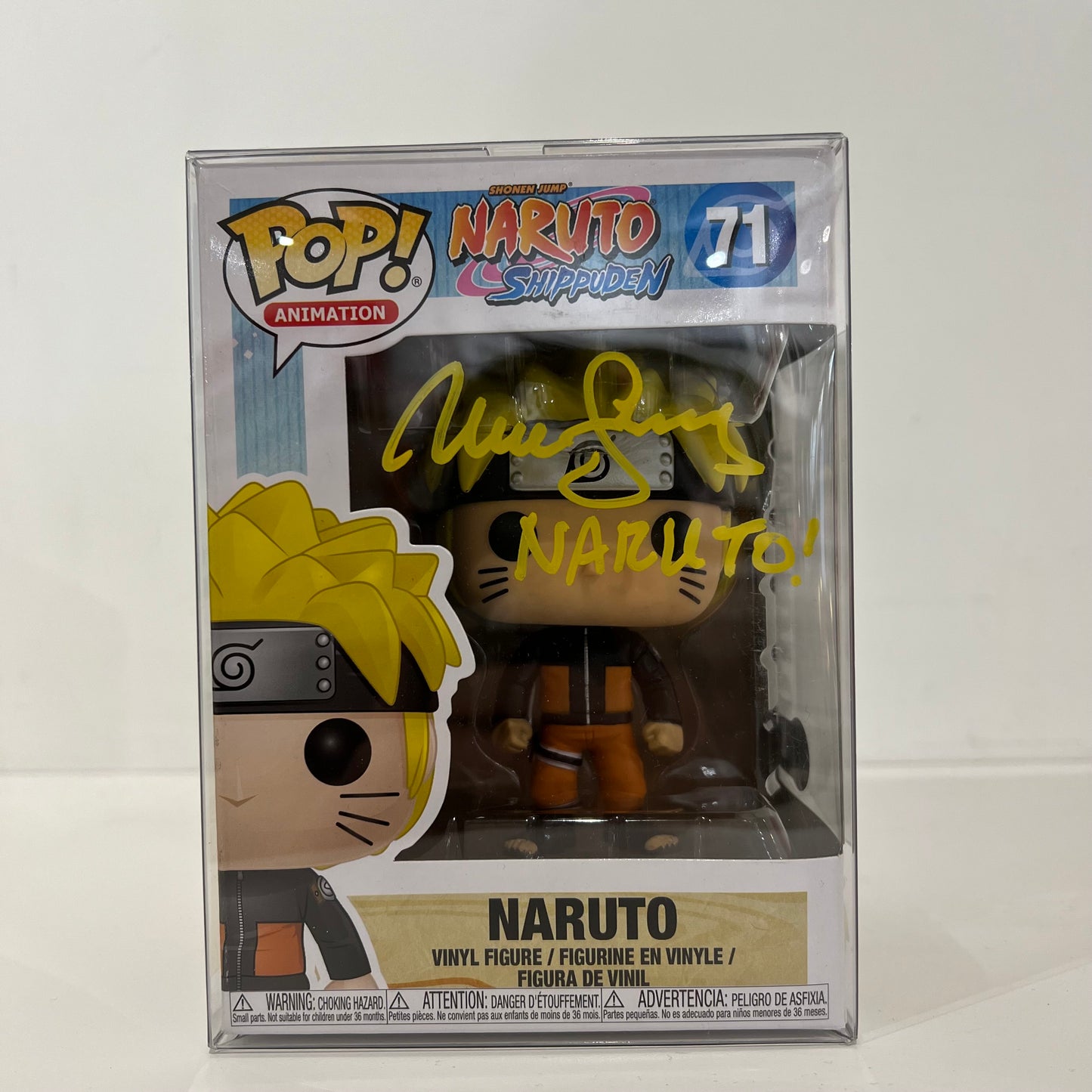 Funko Pop! Naruto Shippuden - Naruto #71 signature with Maile Flanagan